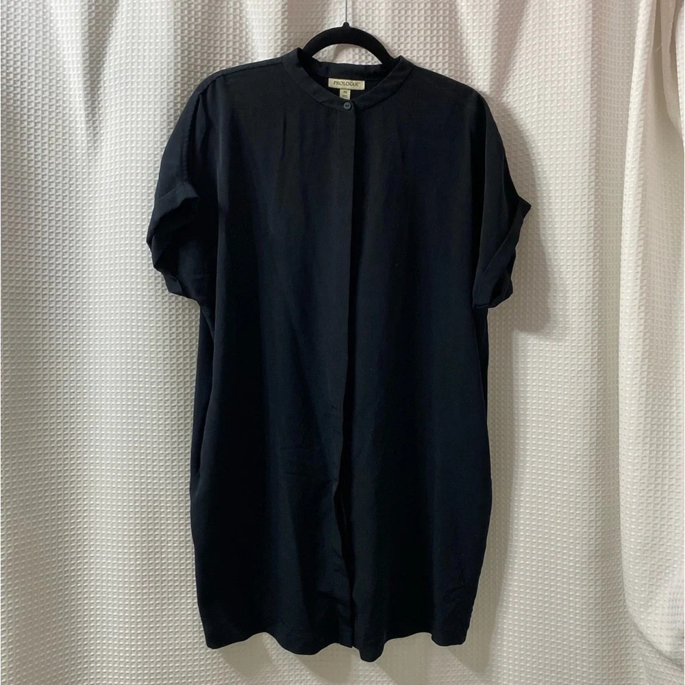 Prologue Collarless Shapeless Dress
